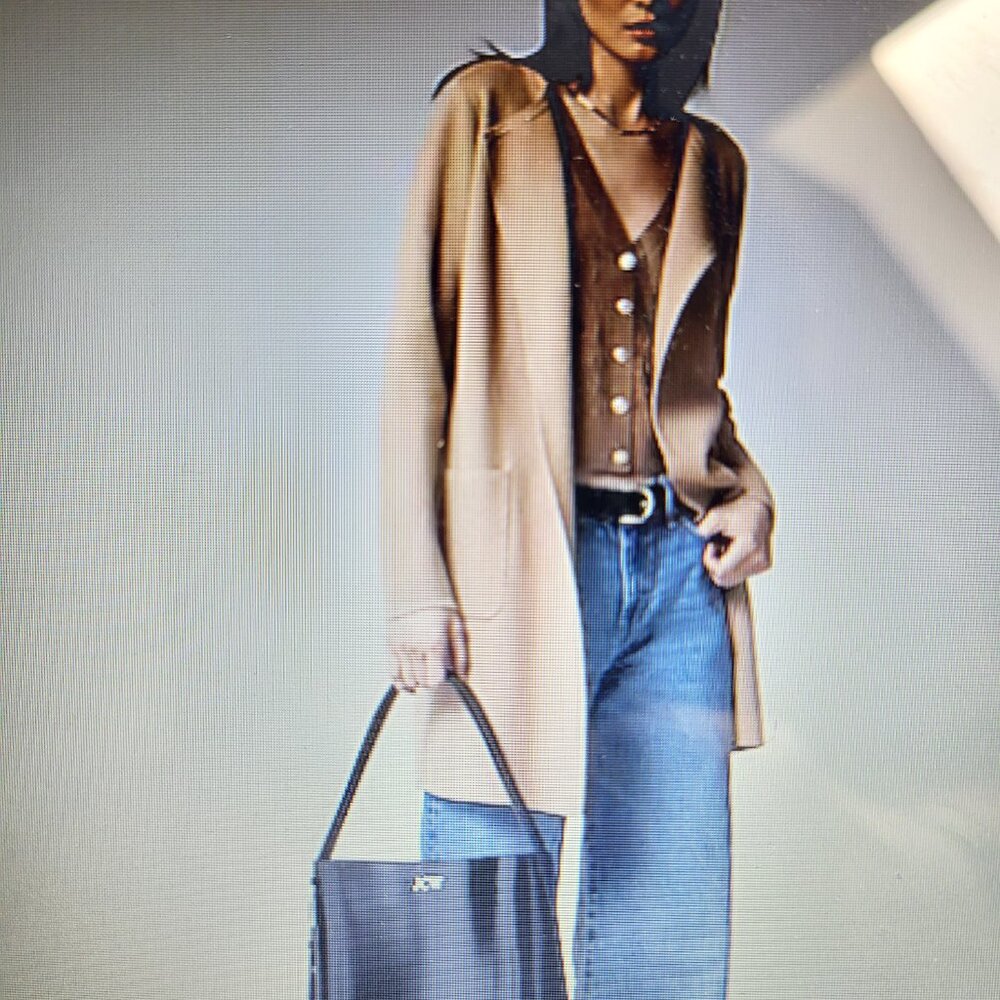 J Crew Blazer,  collarless sweater blazer